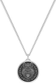 Vincero Wolf Pendant Necklace