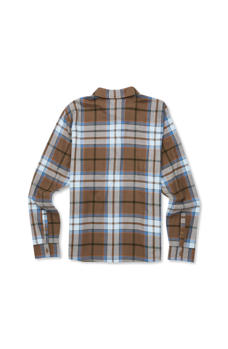 Cotopaxi Quedo Flannel Shirt - Men's, Alternate, color, Dune Plaid