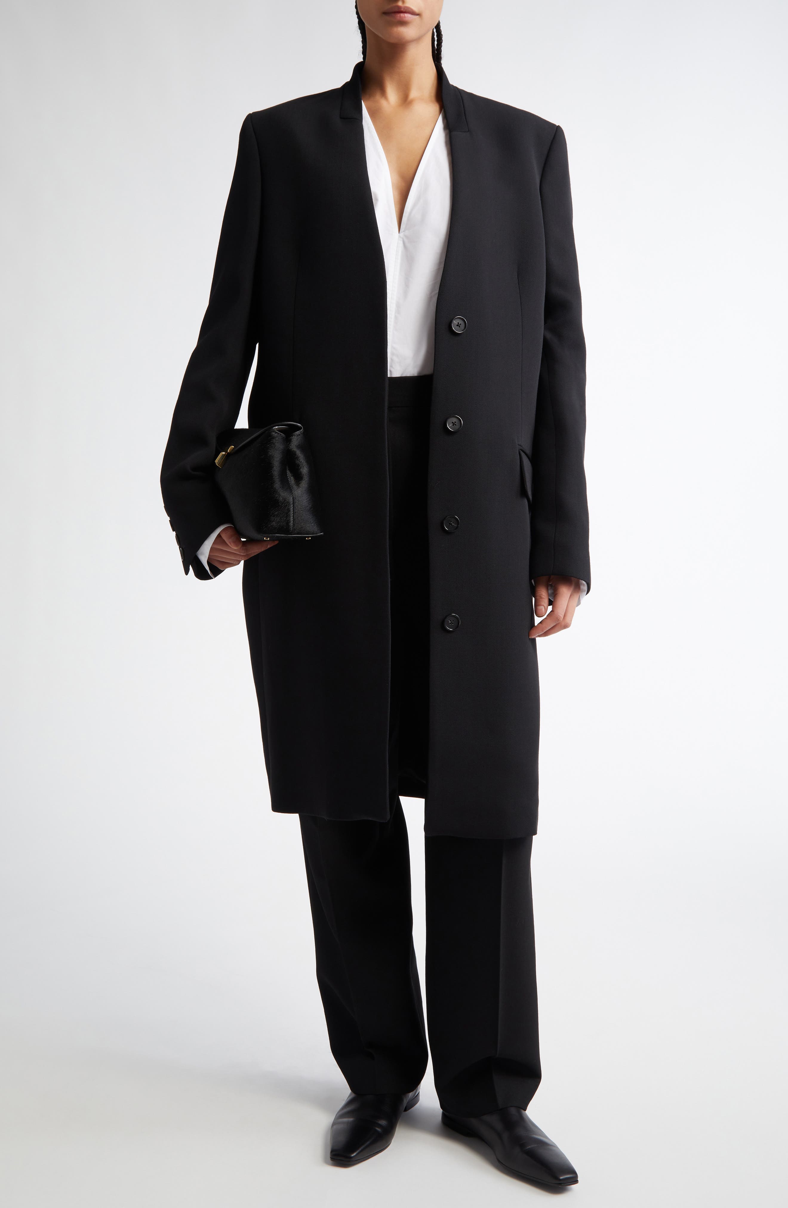 Deep Pleated Coat - image 2