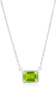 SIMONA Birthstone Cubic Zirconia Pendant Necklace