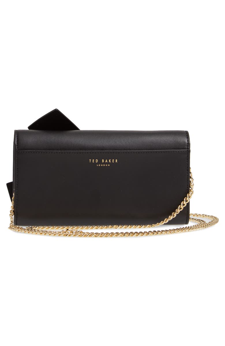 Ted Baker London Knot Detail Wallet on a Chain, Alternate, color, 