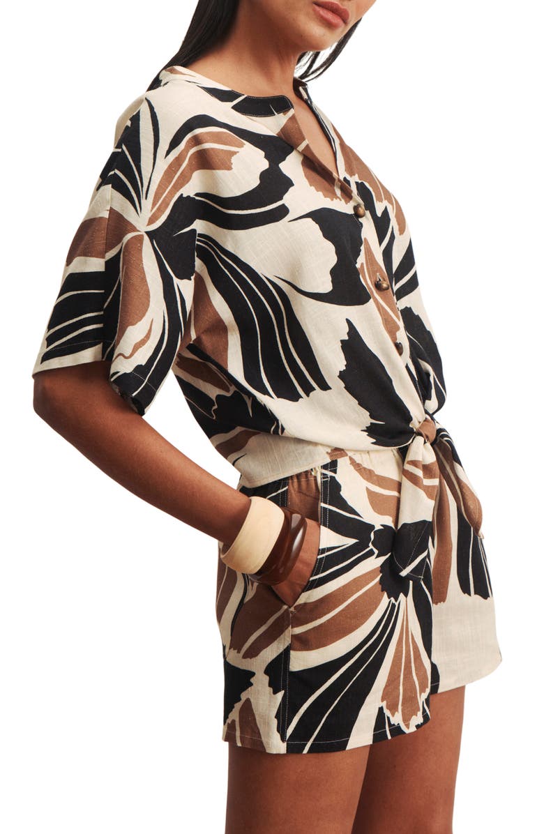 Sanctuary Good Time Print Shorts, Alternate, color, 