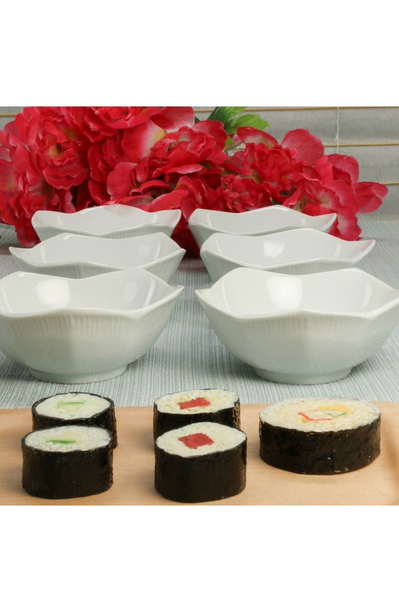 BIA Cordon Bleu Set of 6 Lotus Bowls, Alternate, color, White