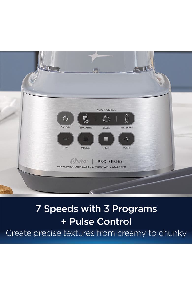 OSTER Pro Series XL 9 Cup Blender Kitchen System, Alternate, color, Silver