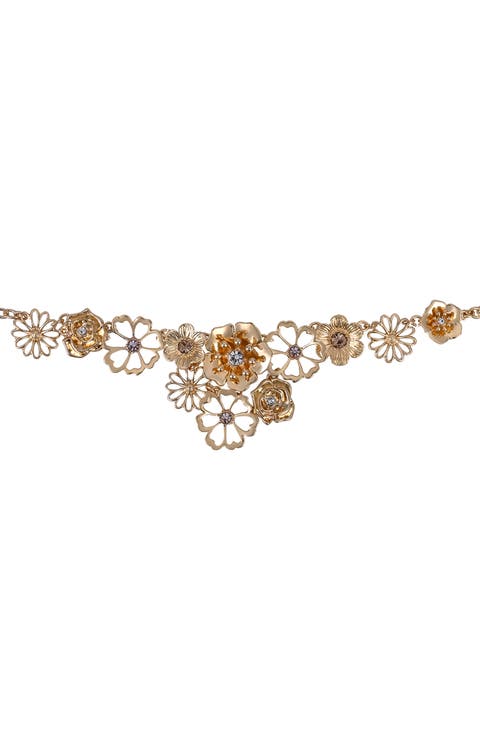 Flower Statement Necklace
