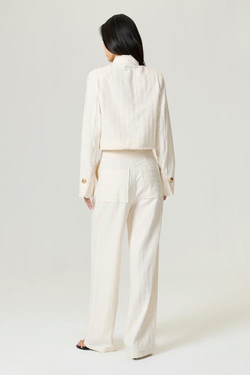 Nocturne Ruffle Trim Detailed Pants In White