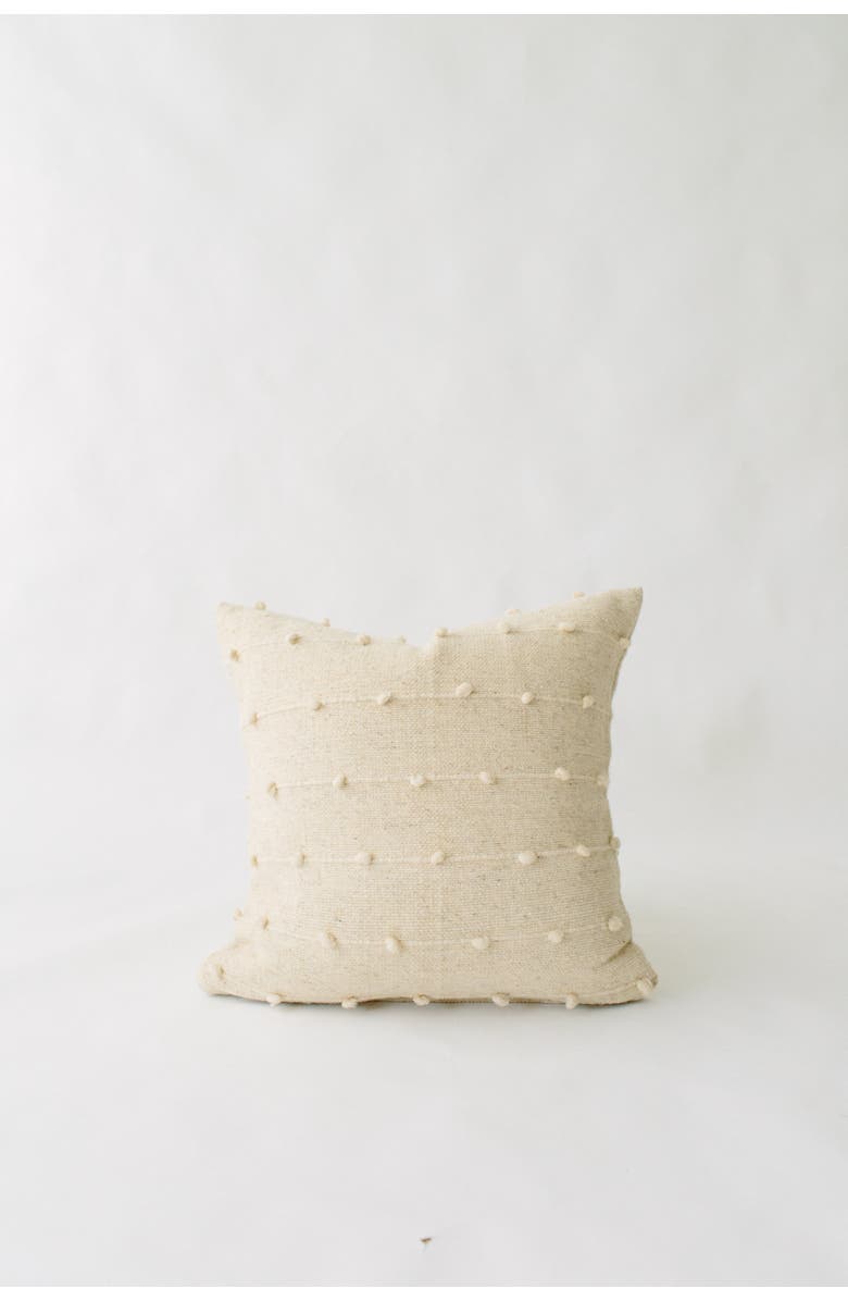 Loom Imports Loop Pillow, Alternate, color, Ivory
