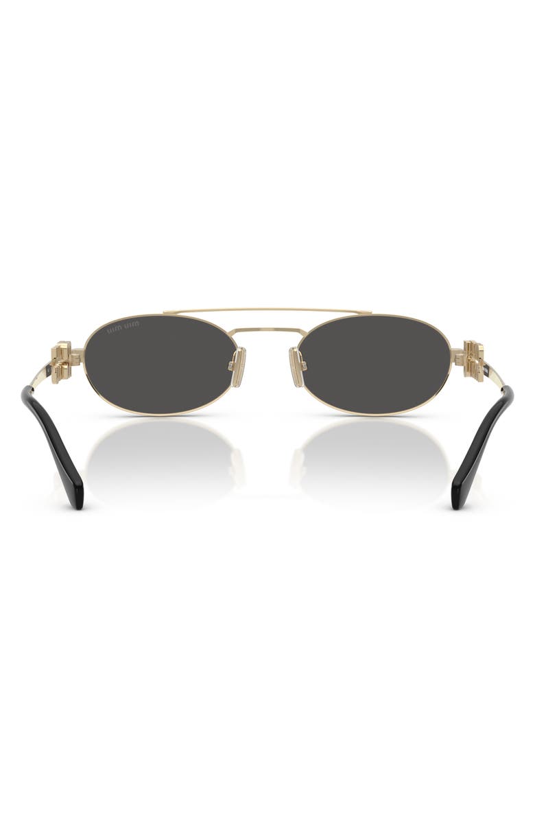 Miu Miu 53mm Oval Sunglasses, Alternate, color, 