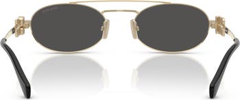 53mm Oval Sunglasses