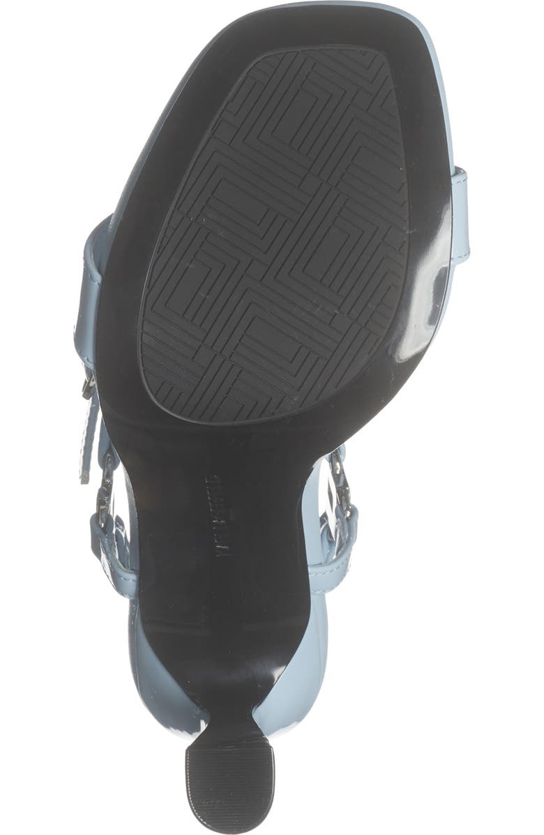 KARL LAGERFELD PARIS Cybil Ankle Strap Sandal, Alternate, color, Light Blue