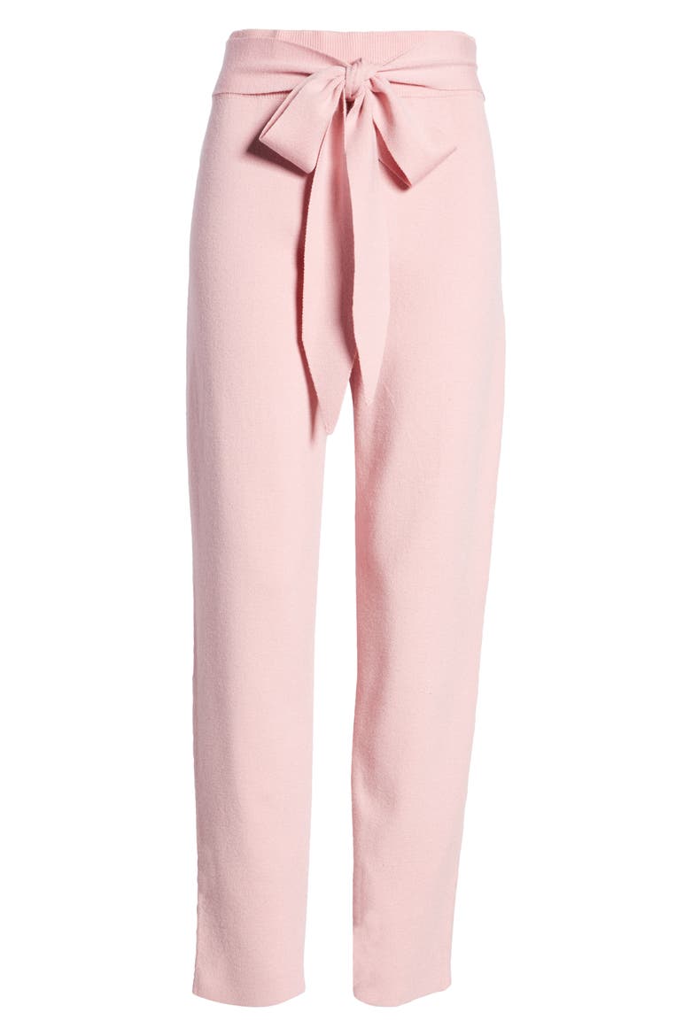 Kerry Tie Waist Pants, Alternate, color, PINK