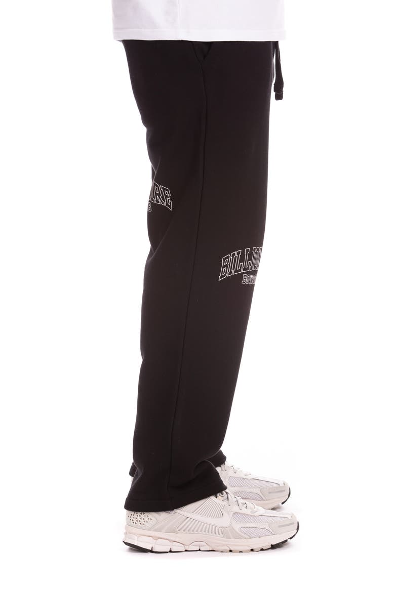 Triple B Cotton Fleece Sweatpants, Alternate, color, BLACK