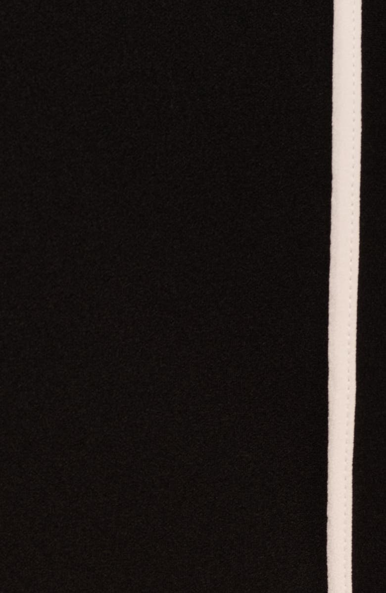 Adrianna Papell Tie Neck Crepe Dress, Alternate, color,