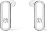 Messika Move Uno Floating Diamond Stud Earrings