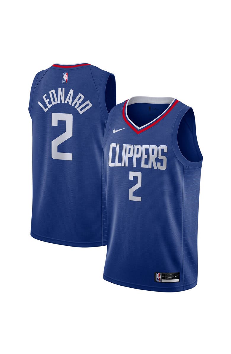 Nike Men's Nike Kawhi Leonard Royal LA Clippers Swingman Jersey - Icon Edition, Main, color, 