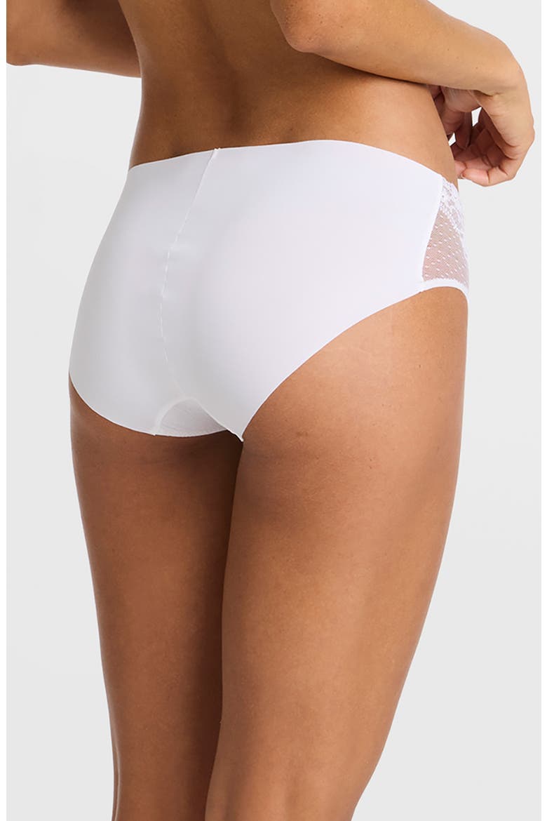 Double Take Bikini Briefs, Alternate, color, WHITE