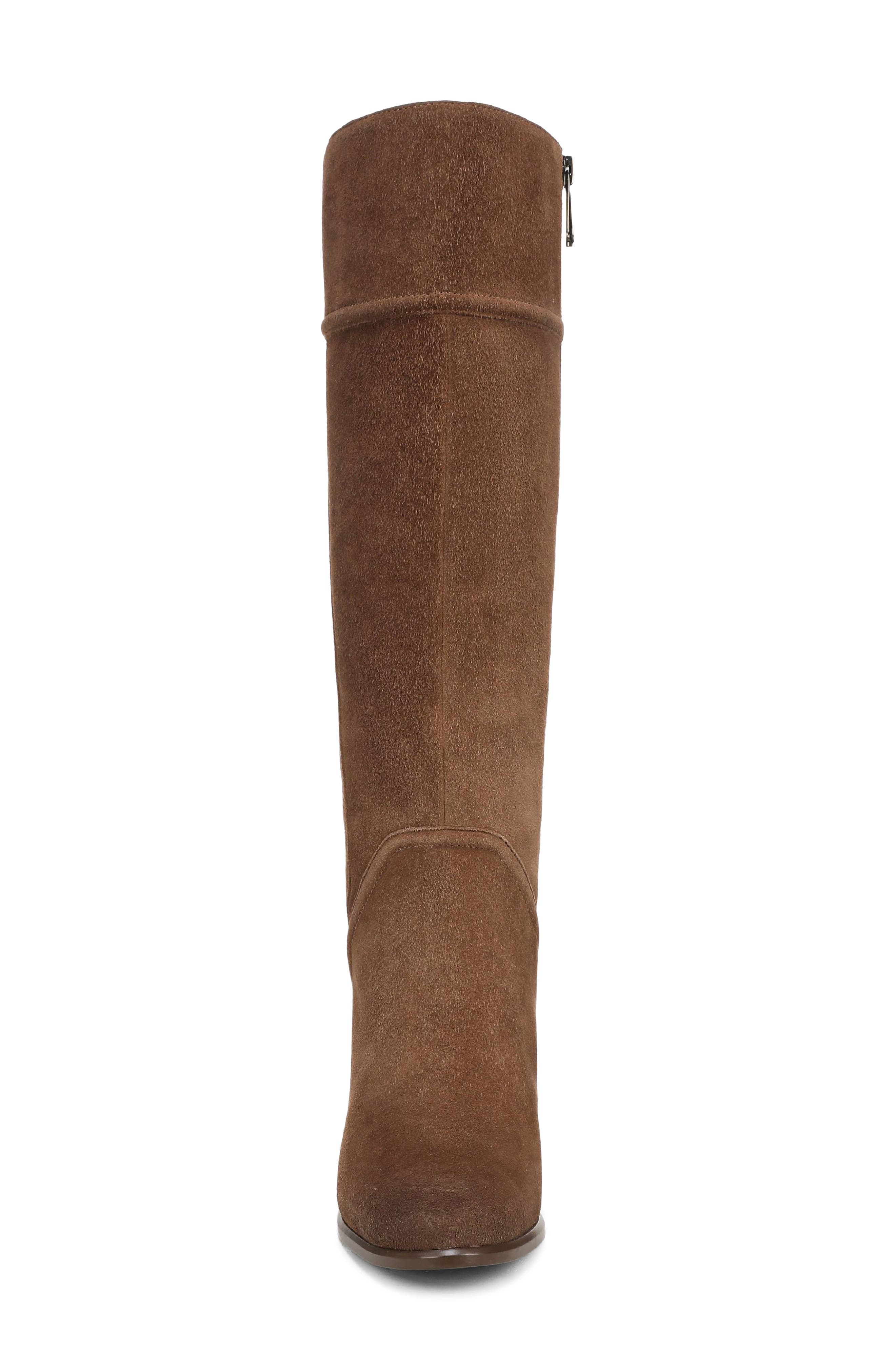 Lexa Leather Knee High Boot, Alternate, color, SMOKED MAPLE