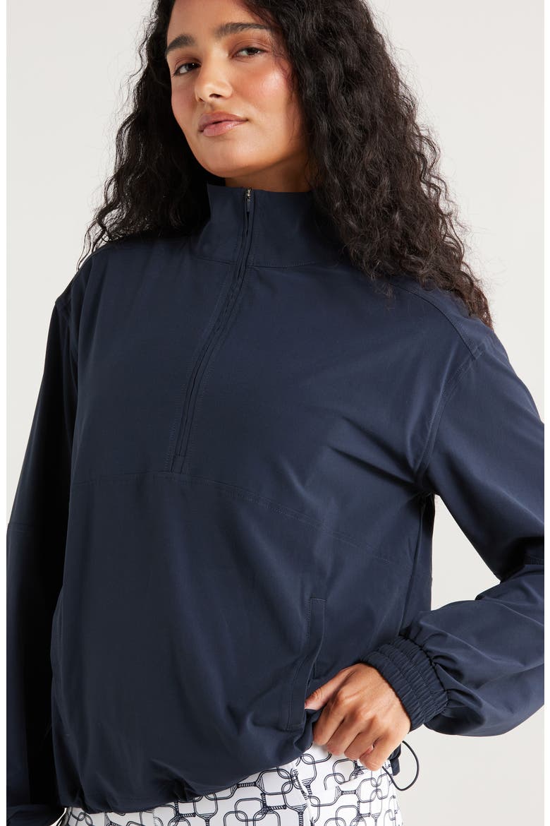Club Half Zip Pullover, Alternate, color, NAVY SAPPHIRE