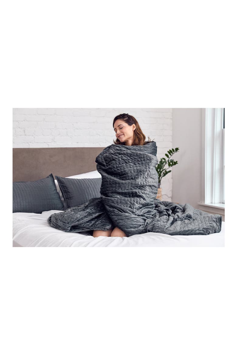 The Original Gravity Weighted Blanket, Alternate, color, GREY
