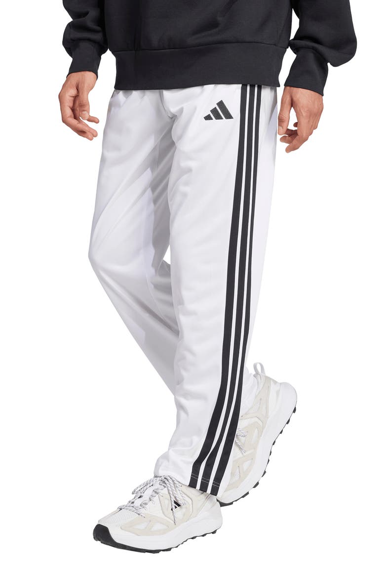 3-Stripes Track Pants, Main, color, WHITE/ BLACK
