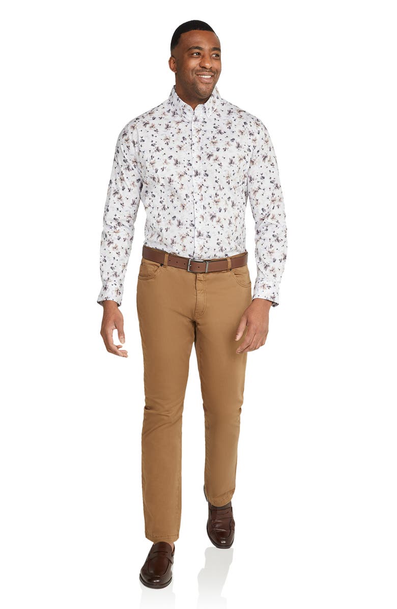 Johnny Bigg Norton Floral Stretch Button-Up Shirt, Alternate, color, 