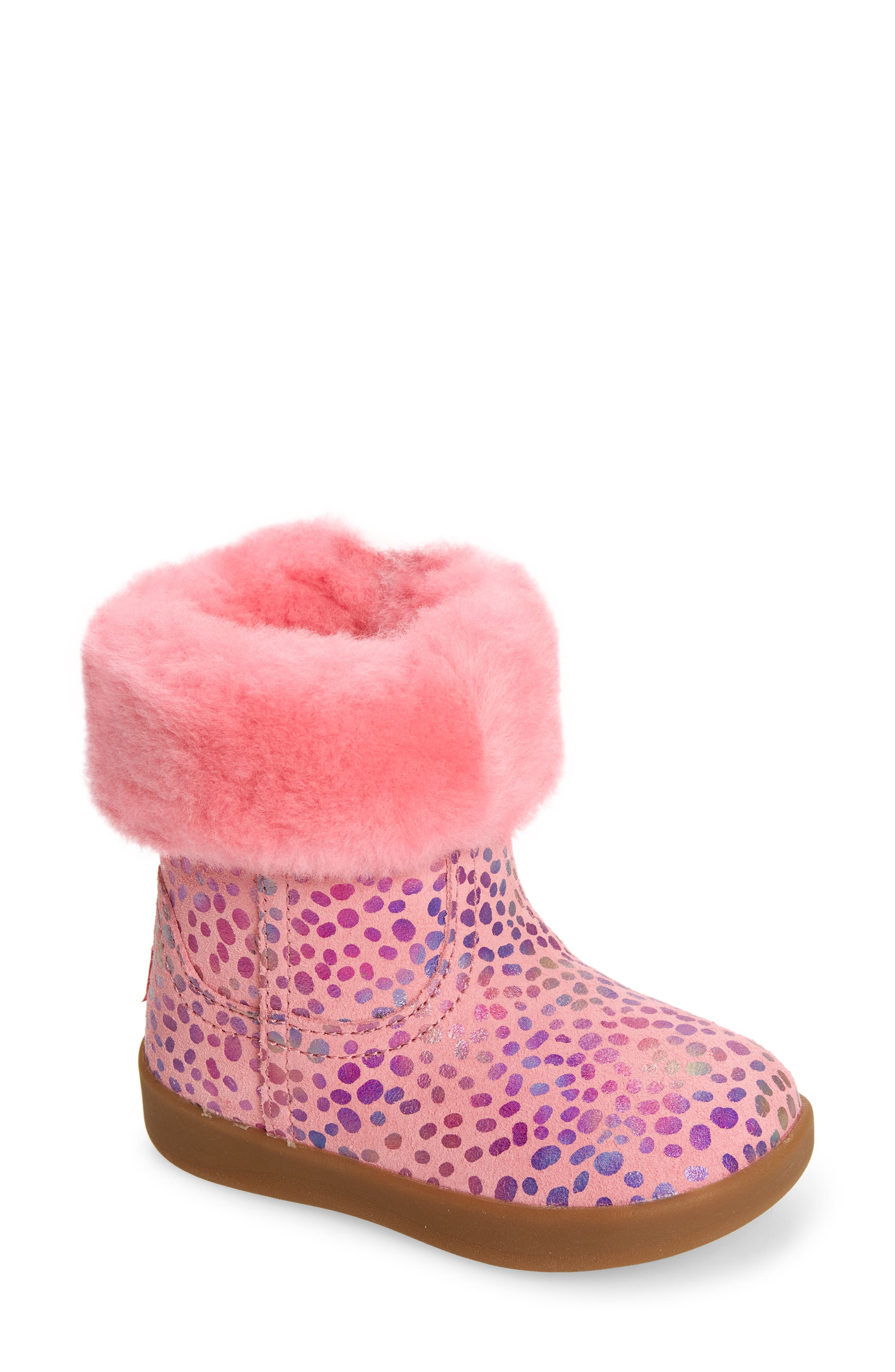 Jorie II Boot, Main, color, PINK ROSE SPARKLE SUEDE