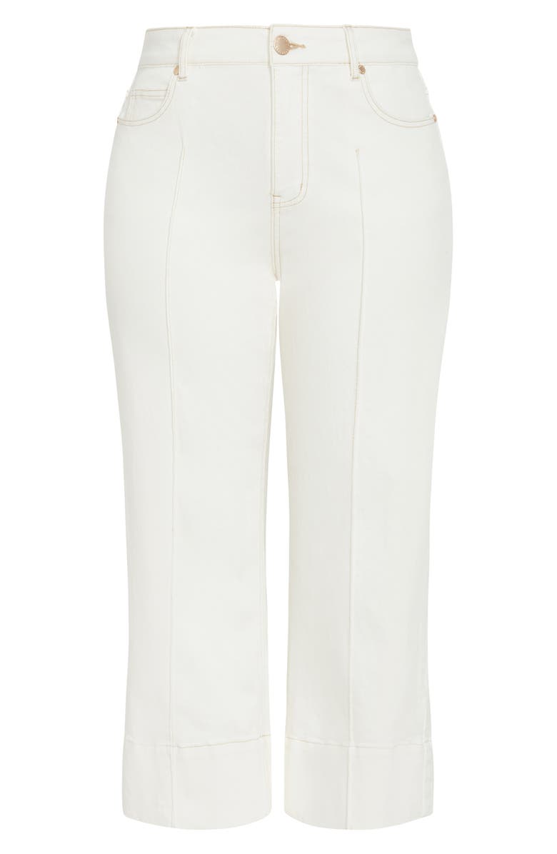 City Chic Millie Crop Wide Leg Jeans, Alternate, color,