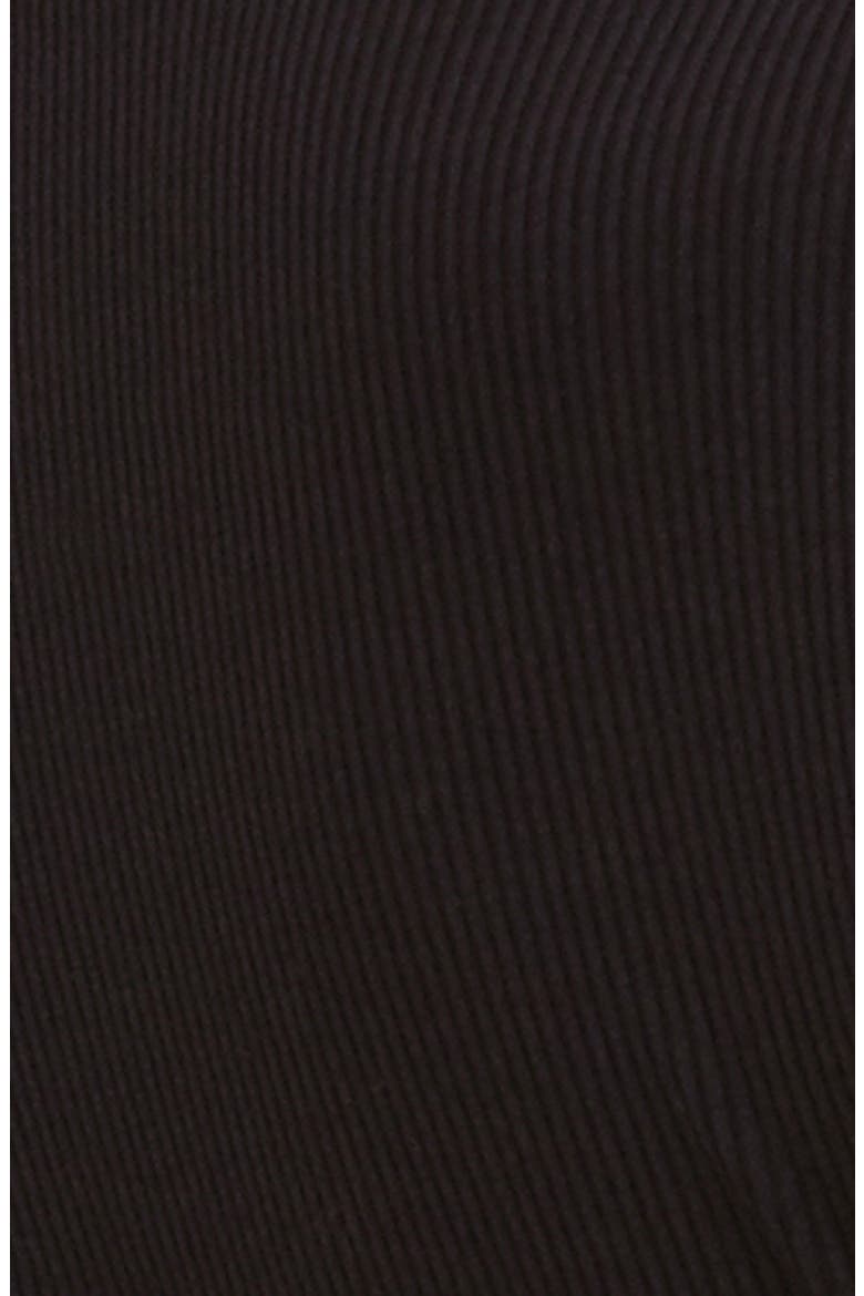 Ribbed Henley Bodysuit, Alternate, color, WASHED BLACK