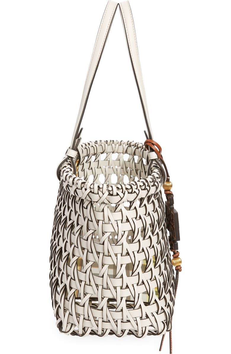 Tory Burch Miller Garden Basketweave Tote, Alternate, color,