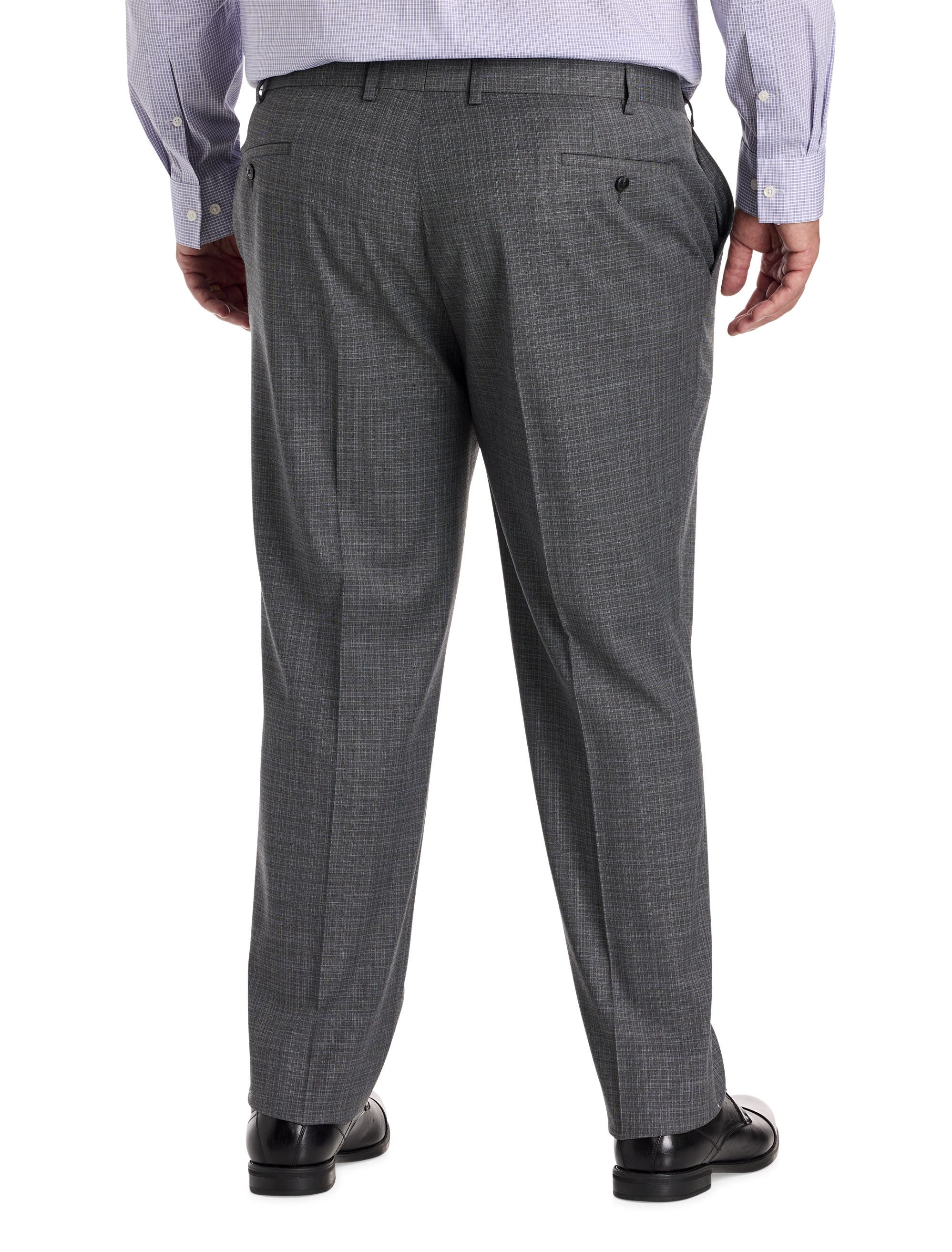 Big & Tall Transitional Check Suit Pants - image 2