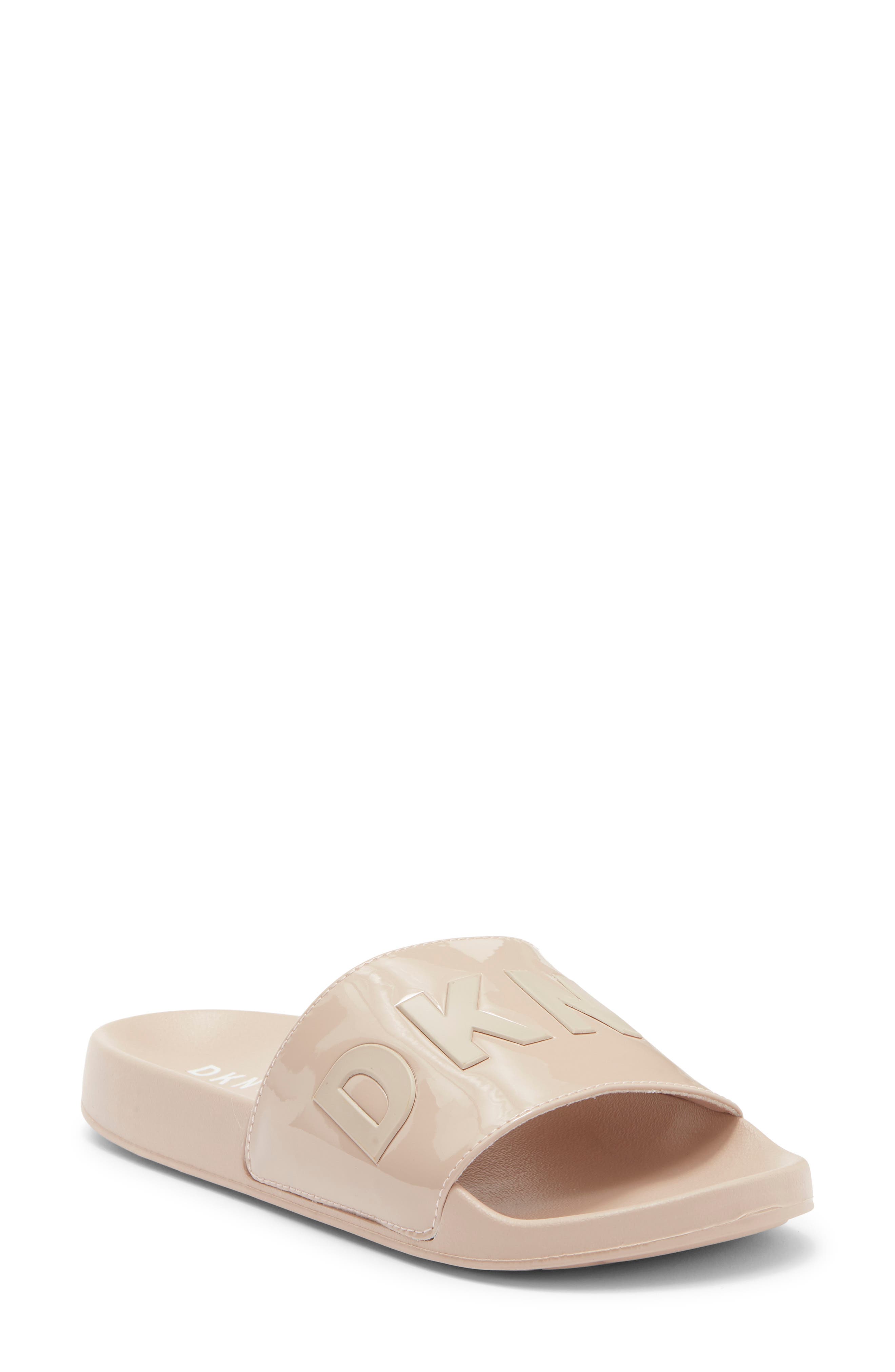 Zinna Pool Slide Sandal, Main, color, PINK NUDE