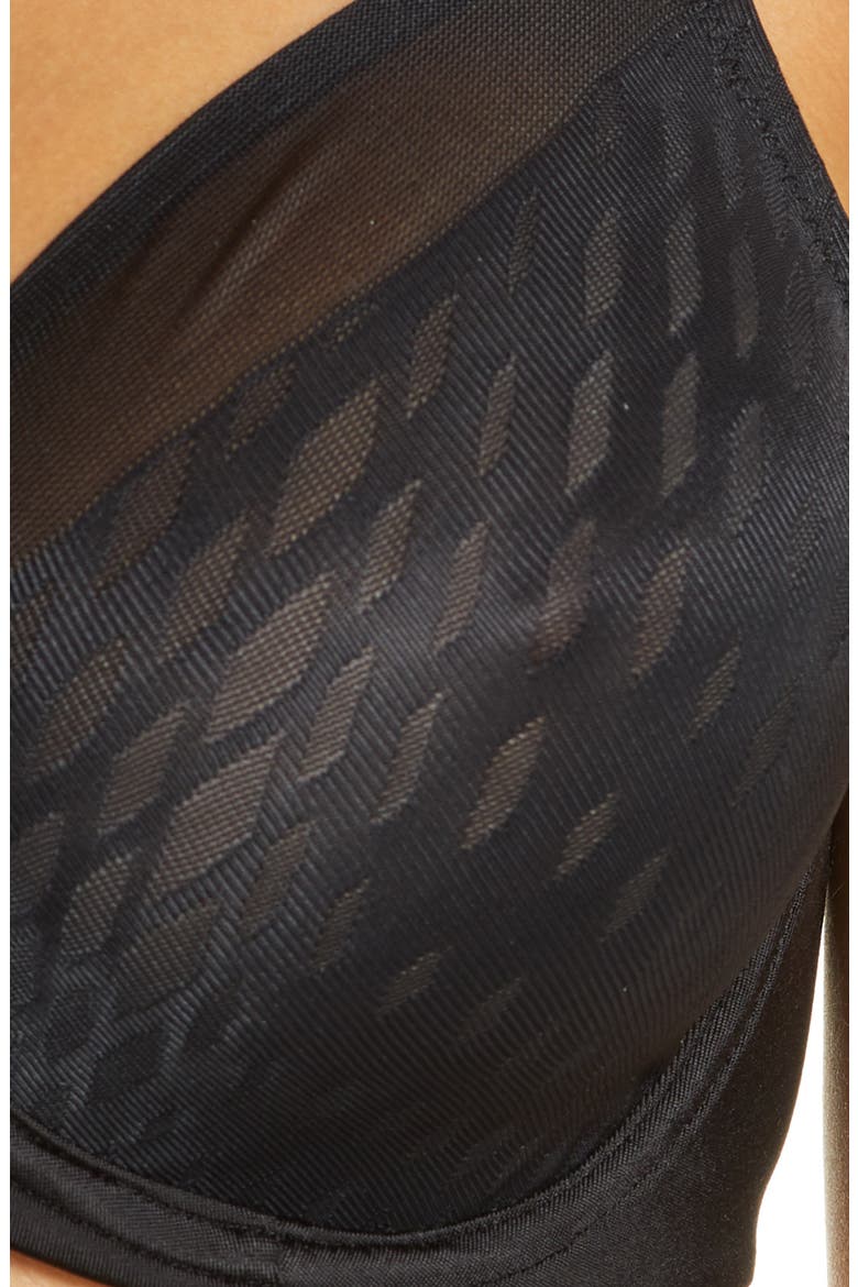 Elevated Allure Full Coverage Underwire Bra, Alternate, color, BLACK