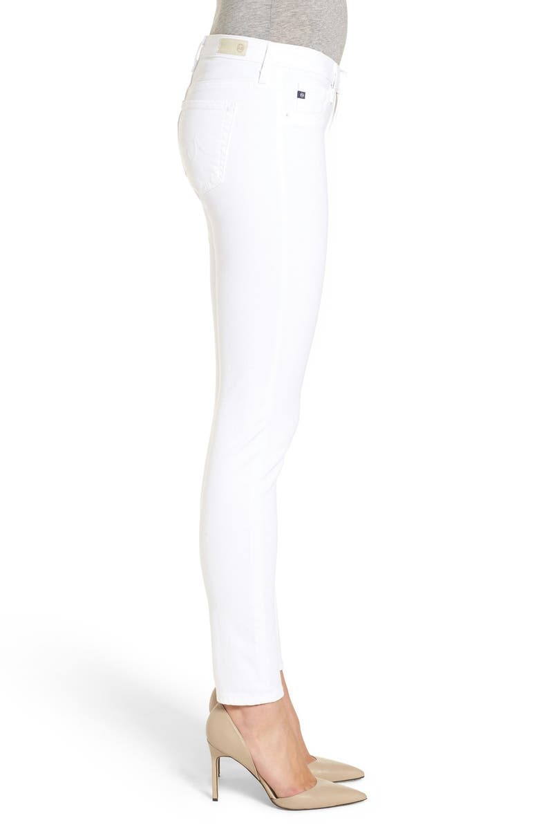 AG 'The Legging' Ankle Jeans, Alternate, color, Wht White