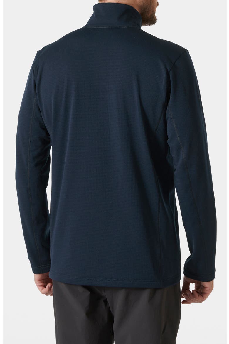Versatile Half Zip Midlayer Fleece Pullover, Alternate, color, NAVY