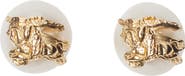 Burberry EKD Sphere Pearl Stud Earrings