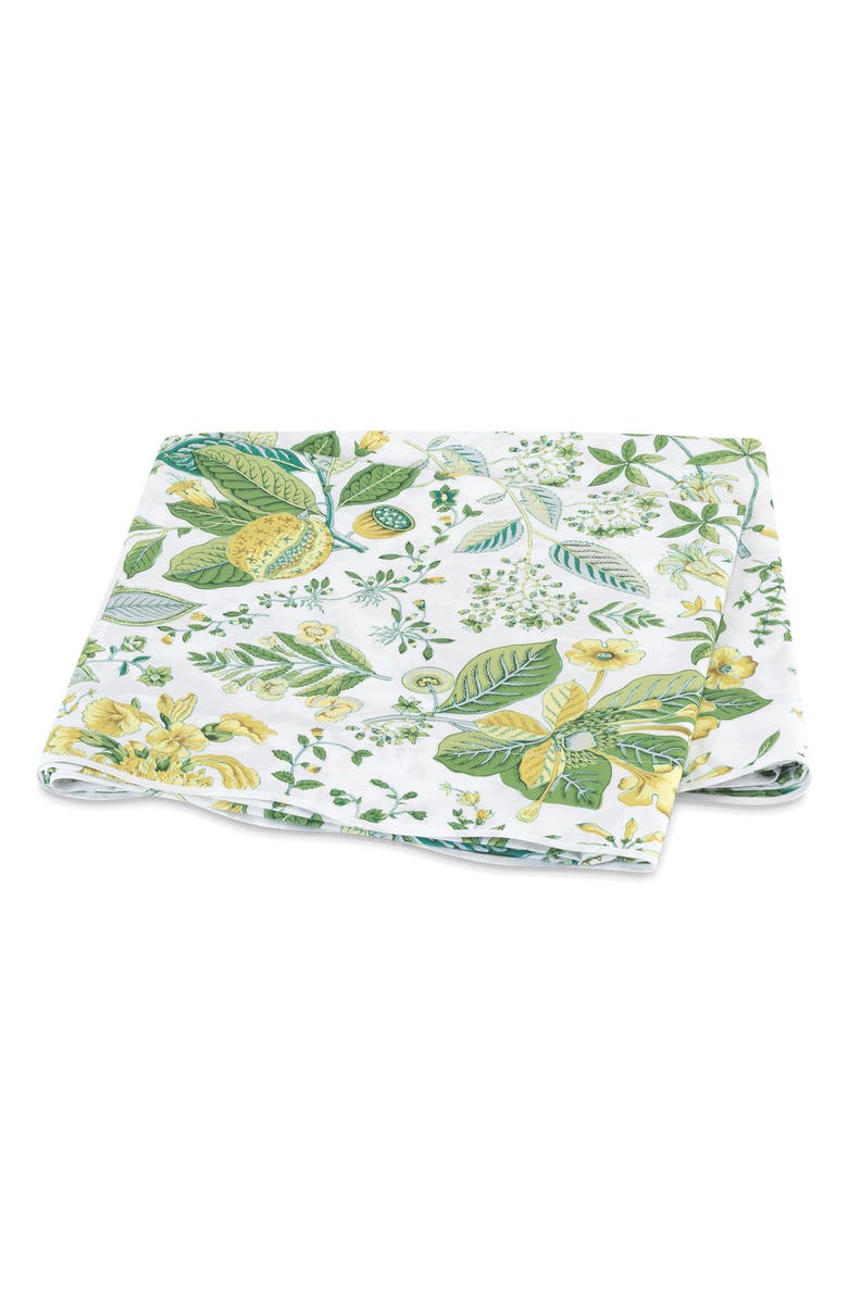 Matouk Pomegranate Flat Sheet, Main, color, Citrus