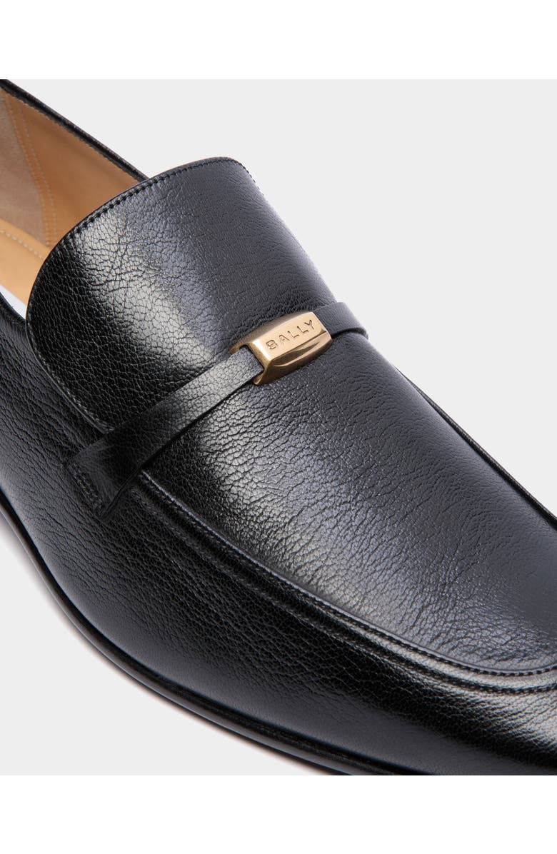 Bally Suisse Loafer In Grained Leather, Alternate, color, Black