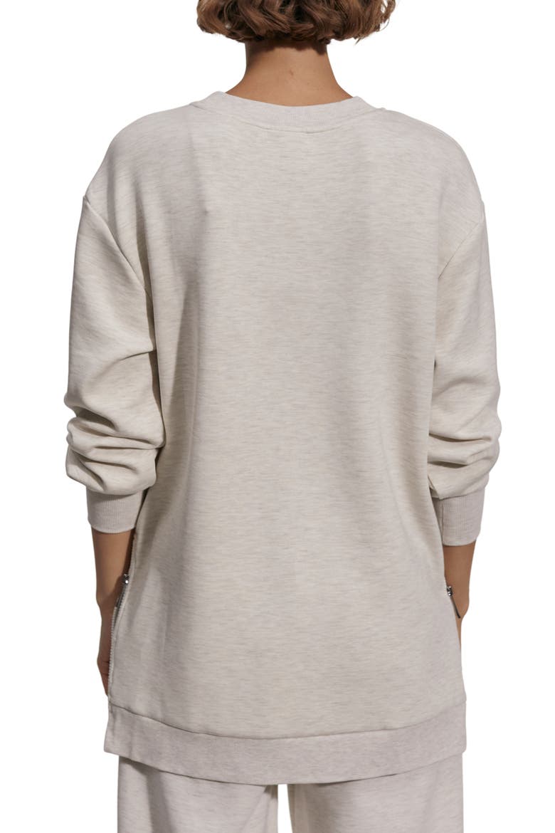 Charter Oversize Sweatshirt, Alternate, color, IVORY MARL