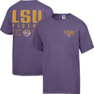 ComfortWash Men's ComfortWash Purple LSU Tigers Big Name T-Shirt