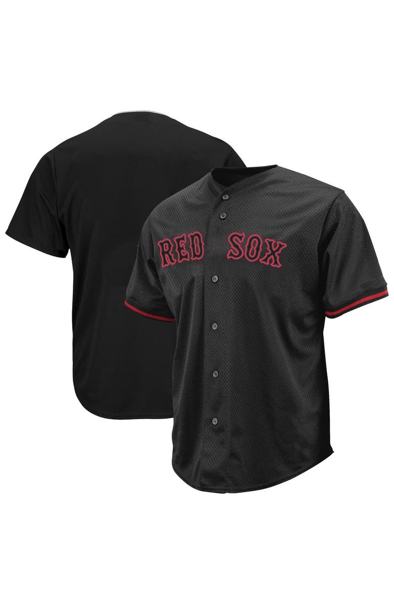 PROFILE Men's Profile Black Boston Red Sox Big & Tall Pop Fashion Jersey, Main, color, Black