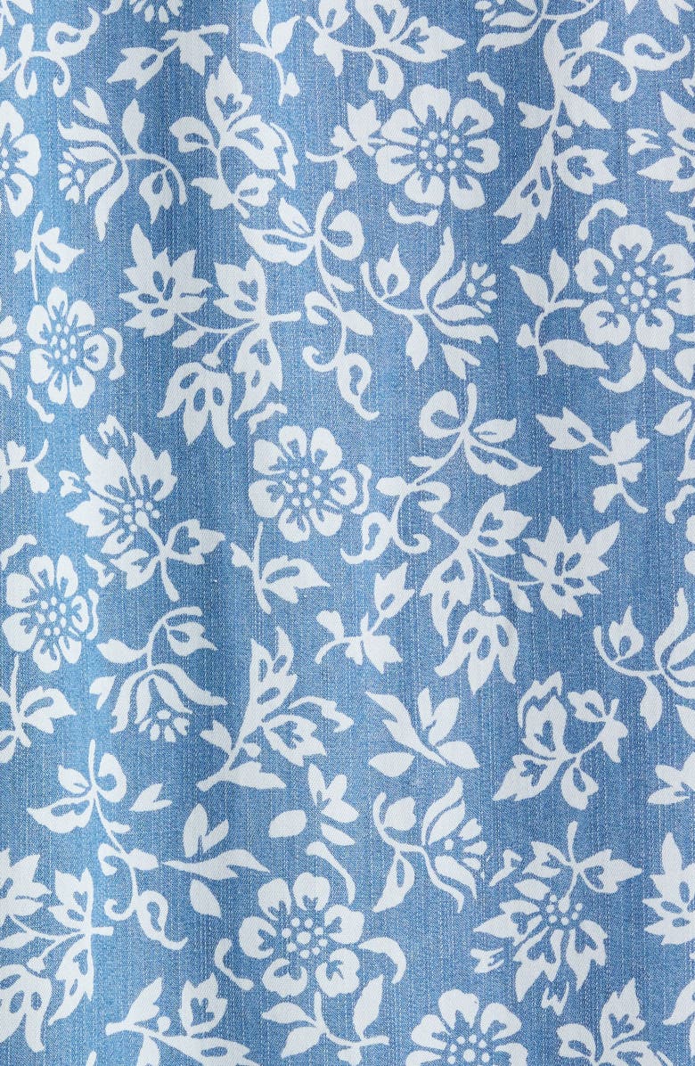 Tommy Bahama Bahia Blooms Top, Alternate, color, Medium Indigo Wash