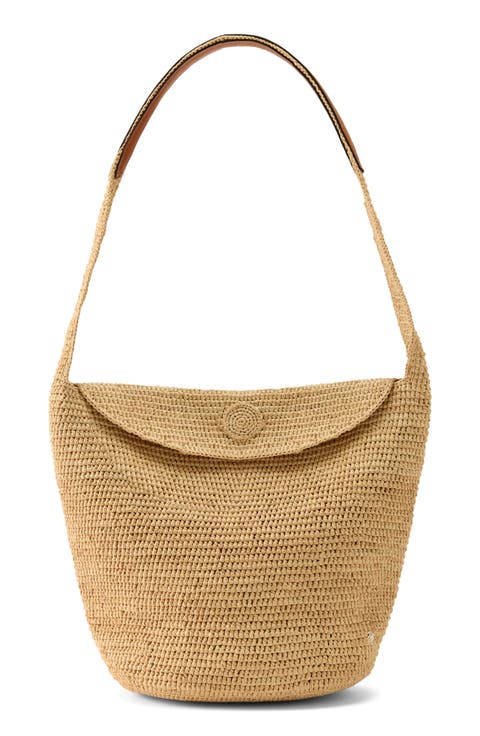 Yala Crochet Raffia Shoulder Bag