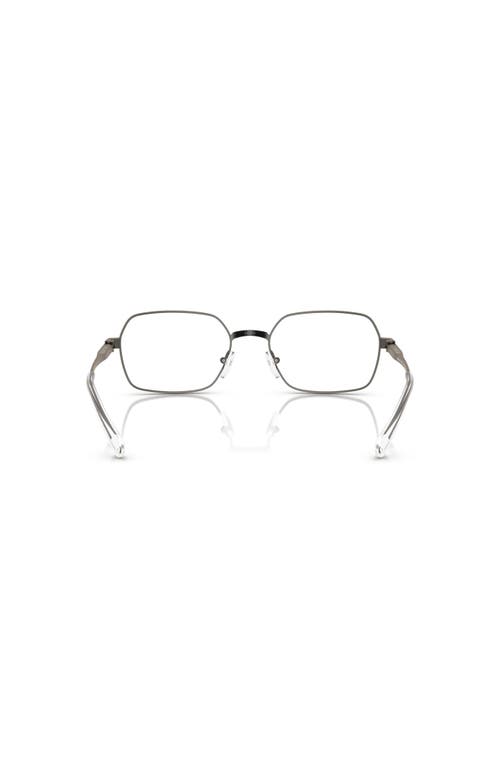 Michael Kors 56mm Square Optical Glasses In Gray