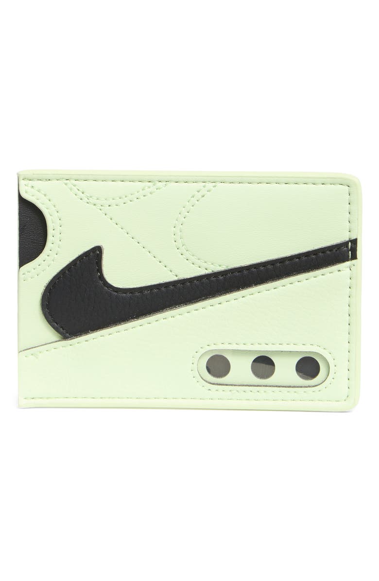 Nike Air Max 90 Card Case, Main, color, Barley Volt/ Sail/ Black
