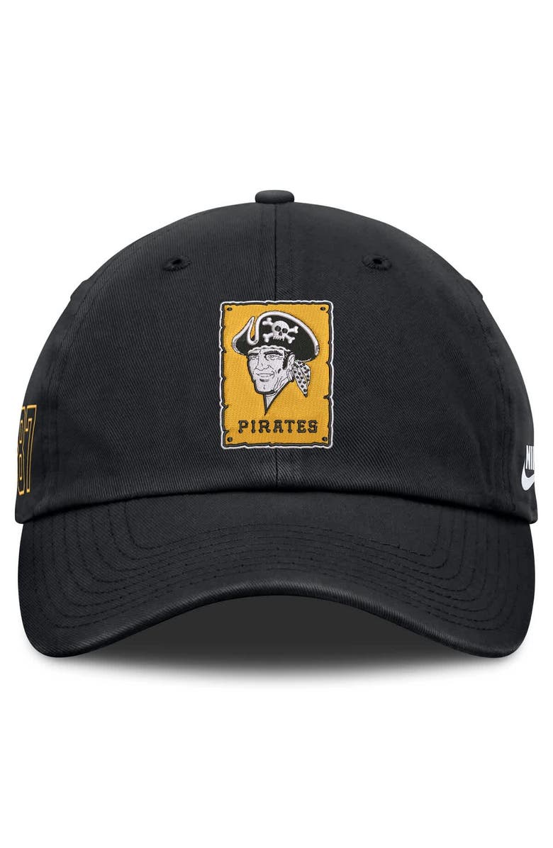 Nike Men's Nike Black Pittsburgh Pirates Cooperstown Club Adjustable Hat, Alternate, color, Black