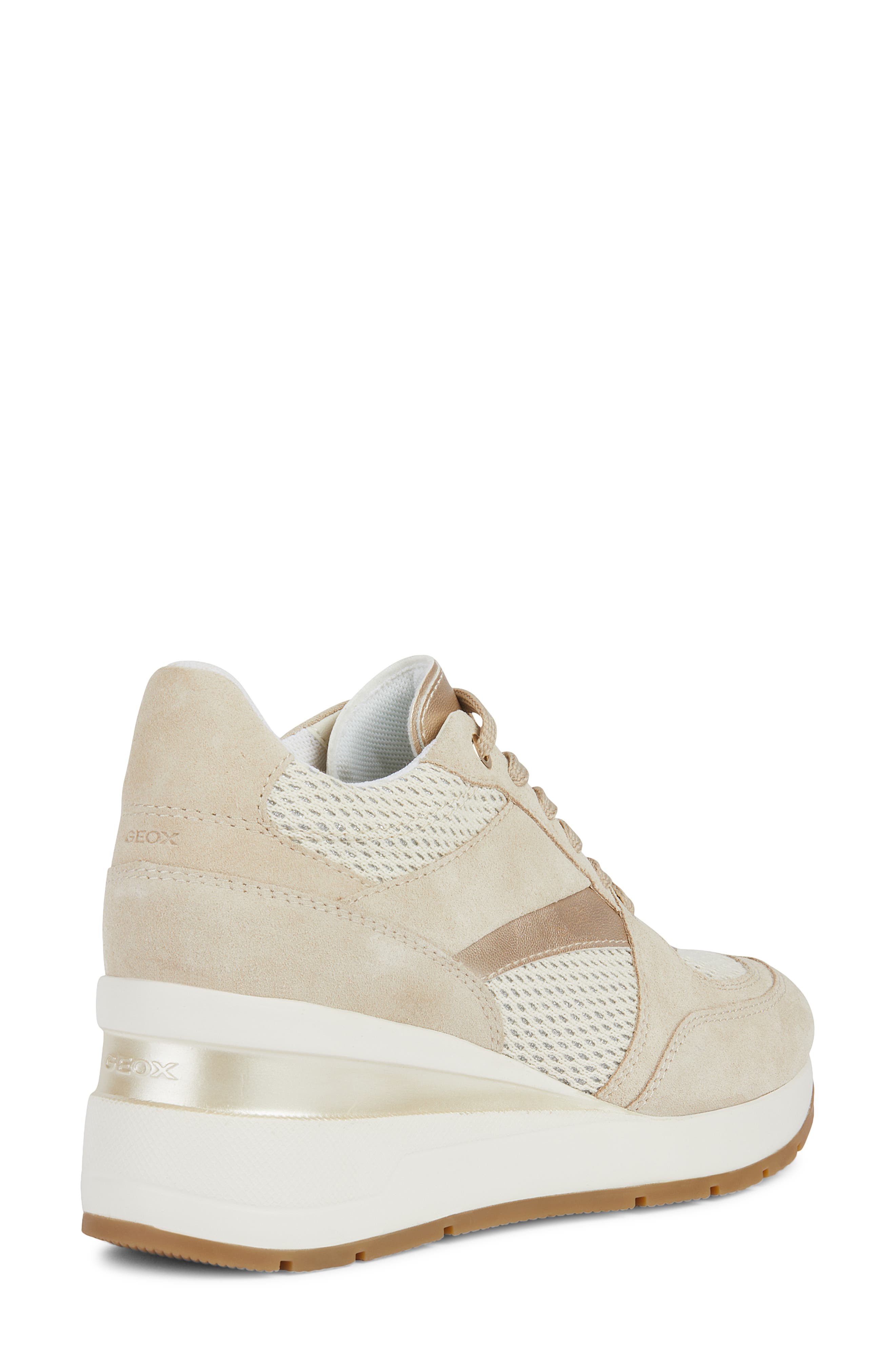 Geox Zosma Wedge Sneaker, Alternate, color, 
