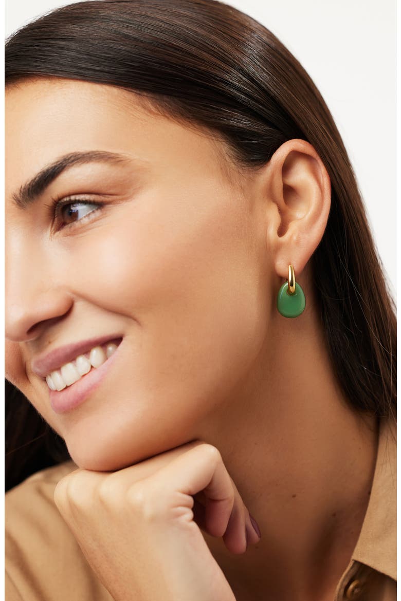 Gold Drop Earrings - Kayla, Alternate, color, Gold