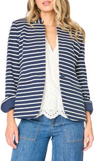 GIBSONLOOK Stripe Knit Blazer
