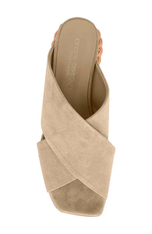 Andre Assous André Assous Willa Woven Heel Sandal In Sand