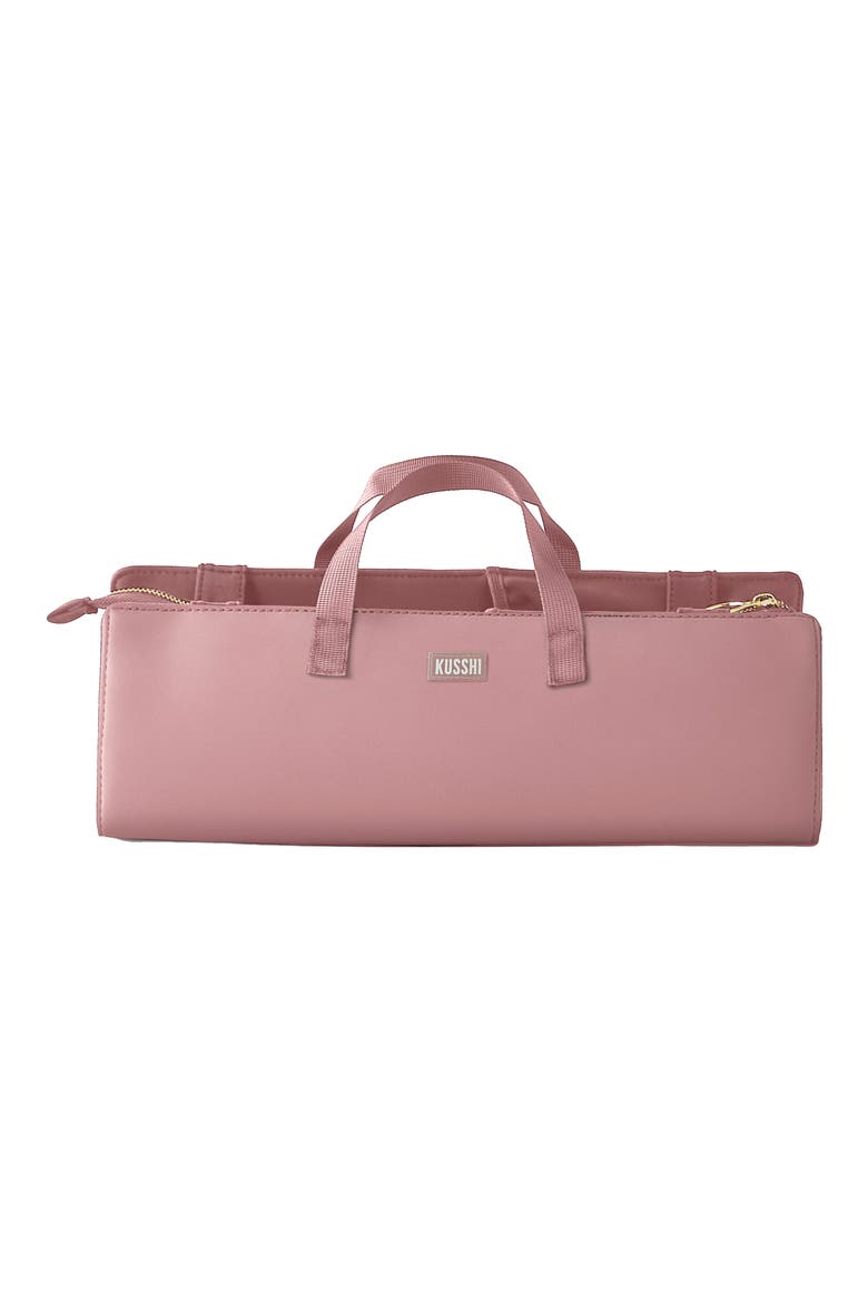 Hair Tools Bag, Main, color, MAUVE/ STONE